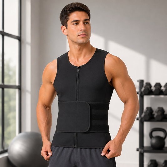 Sauna Sports Vest Suit Top