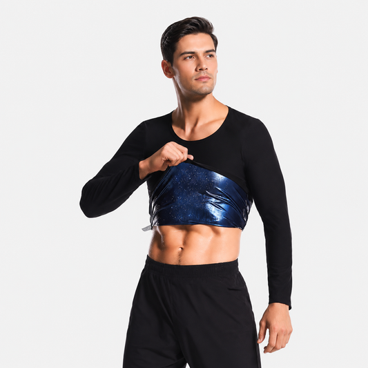 Tracksuits Elastic Waist Sauna Suit Set