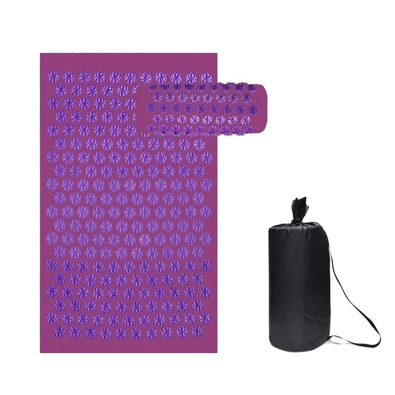 ZenSpike™ Acupressure Mat & Pillow Set – Natural Pain Relief, Deep Relaxation, Anytime, Anywhere
