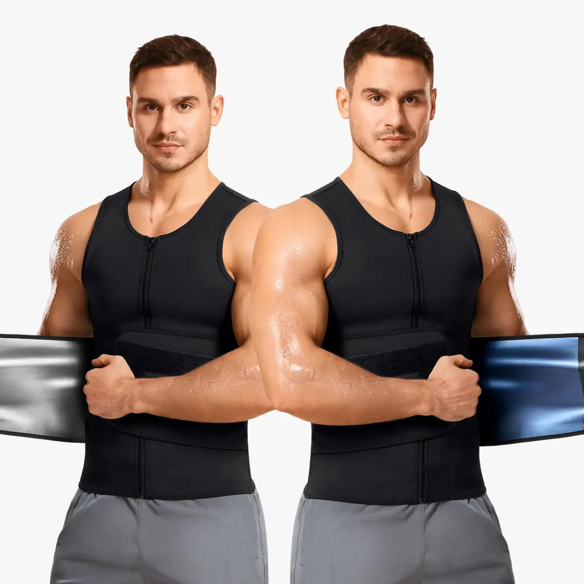 Sauna Sports Vest Suit Top
