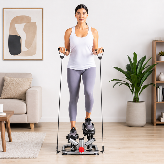 Twist Stair Steppers with Resistance Bands
