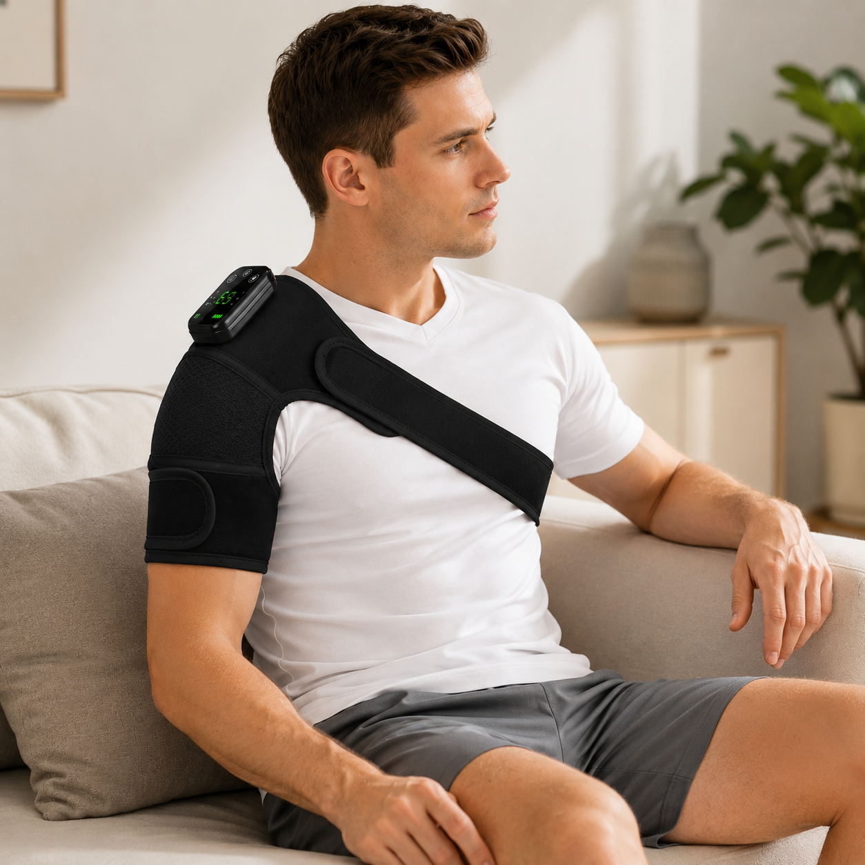 ThermaRelief™ – Electric Heated Shoulder & Knee Massager