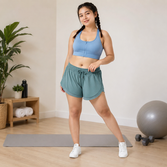 Low Rise Drawstring Fitness Shorts