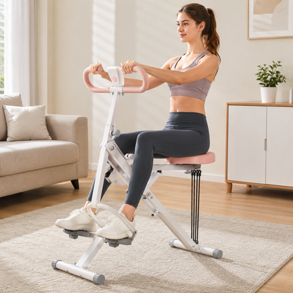Adjustable Squat Trainer with Triple Resistance Bands for Total Lower Body Strength